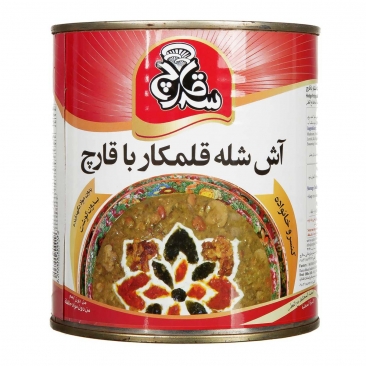 آش شله قلمکار با قارچ 770 گرمی سه ‌قارچ