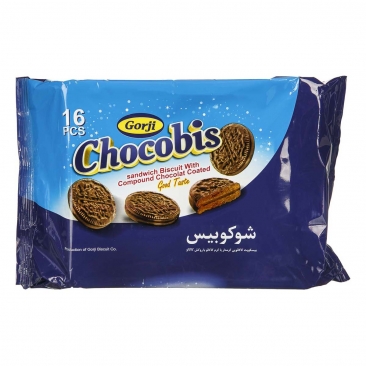 بیسکویت شوکوبیس با روکش کاکائو 240 گرمی گرجی