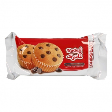 کیک دوقلوی چیپسی کاکائویی 95 گرمی نادری