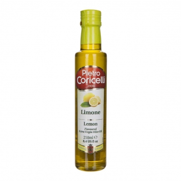 روغن زیتون فرابکر با طعم لیمو 250 میلی لیتری پیترو کریچلی 