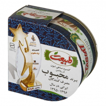 کنسرو ماهی تن در روغن 180 گرمی طبیعت