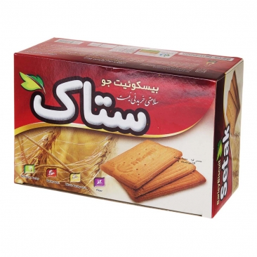 بیسکویت جو 450 گرمی ستاک 