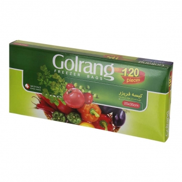 کیسه فریزر 120 عددی گلرنگ