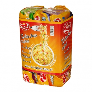 پک نودل 4 بسته 5 عددی الیت