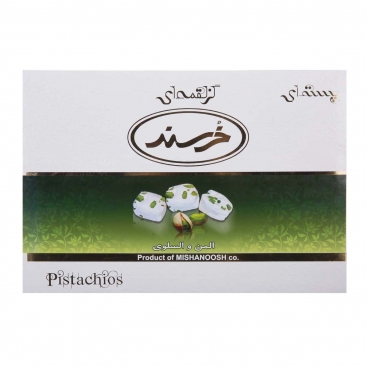 گز لقمه‌ای پسته‌ای 400 گرمی خرسند