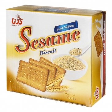 بیسکویت کنجدی 600 گرمی دُرنا 