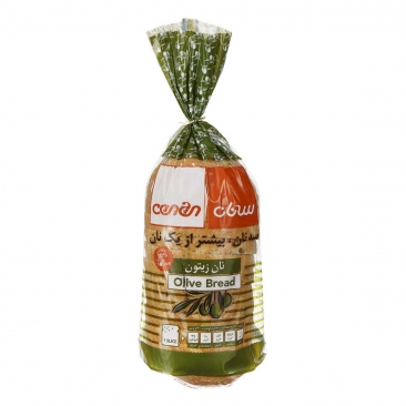 نان زیتون 350 گرمی سه نان