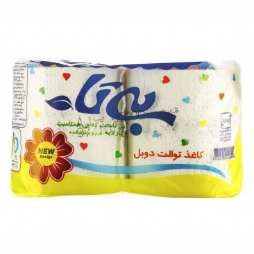 دستمال توالت 4 لایه 2 رول بی تا