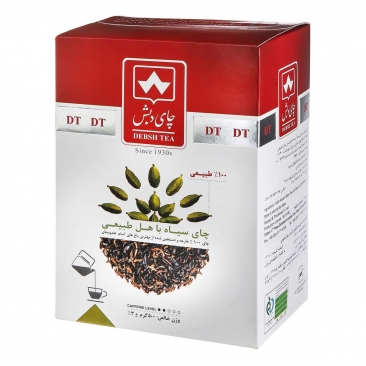 چای سیاه با هل طبیعی 500 گرمی دبش
