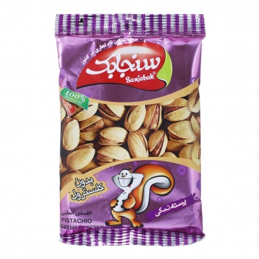 پسته نمکی 75 گرمی سنجابک