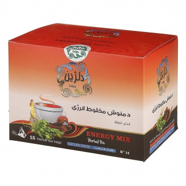 دمنوش مخلوط انرژی 15 عددی دلژین