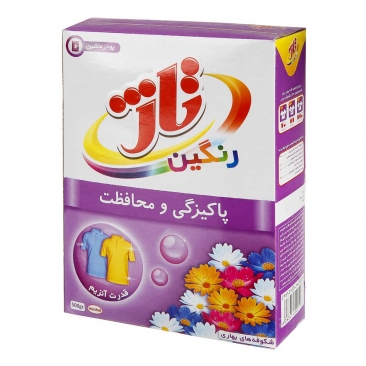 پودر ماشین لباسشویی شکوفه های بهاری 500 گرمی تاژ