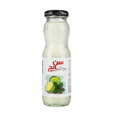 نوشیدنی بدون گاز لیمو با طعم نعنا 200 میلی لیتری سن ایچ