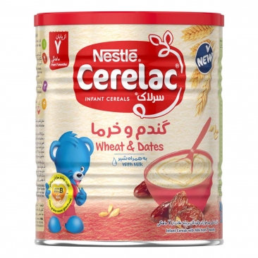 سرلاک گندم و خرما 400 گرمی نستله