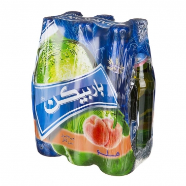 ماءالشعیر هلو 6 عددی 330 میلی لیتری باربیکن