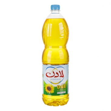 روغن آفتابگردان مایع پخت و پز و سالاد 1500 میلی لیتری لادن