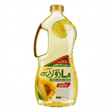 روغن ذرت و آفتابگردان 1800 میلی لیتری مازولایت