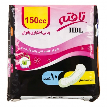 پد بی اختیاری بانوان 10 عددی تافته