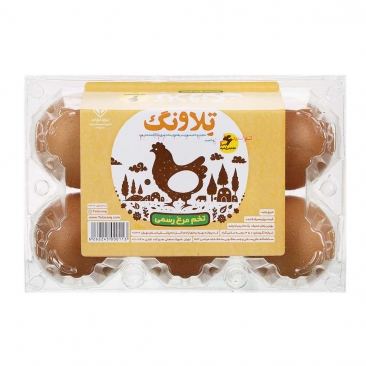 تخم مرغ رسمی 6 عددی تلاونگ