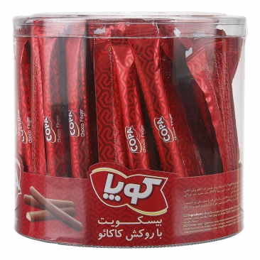 بیسکویت با روکش کاکائو 330 گرمی کوپا