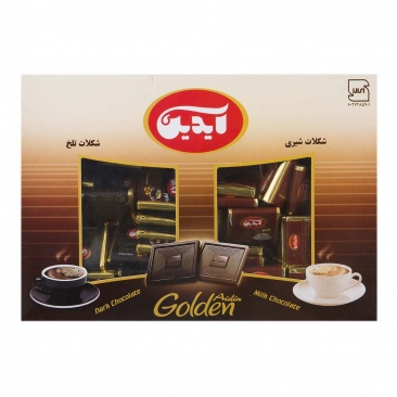 شکلات شیری و تلخ 500 گرمی آیدین