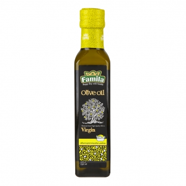 روغن زیتون بکر مناسب پخت و پز و سالاد 250 میلی‌لیتری فامیلا