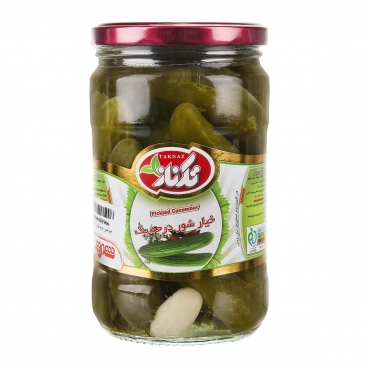 خیارشور درجه یک 680 گرمی تکناز