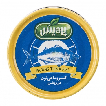 کنسرو ماهی تن در روغن 180 گرمی پردیس