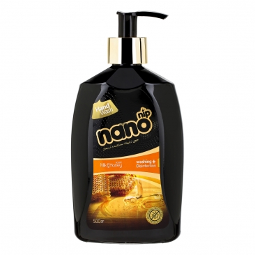 مایع دستشویی با رایحه شیر و عسل 500 گرمی نانونیپ