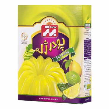 پودر ژله با طعم لیمو 100 گرمی برتر