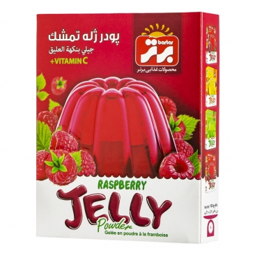 پودر ژله با طعم تمشک 100 گرمی برتر