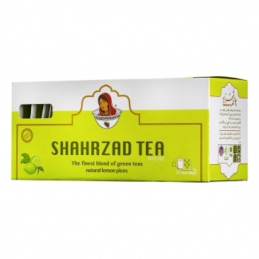 چای سبز لیمو 25 عددی شهرزاد
