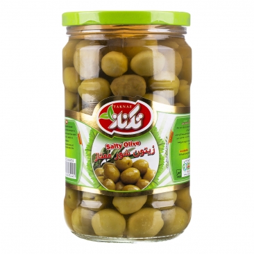 زیتون شور ممتاز 670 گرمی تکناز