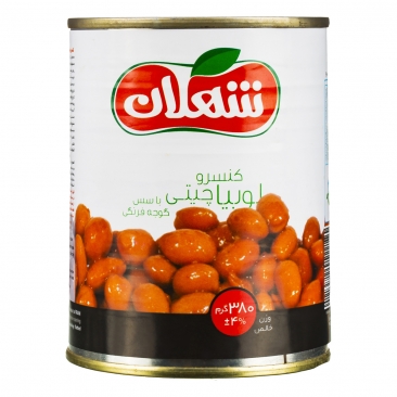 کنسرو لوبیا چیتی 380 گرمی شهلان