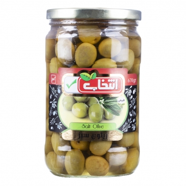 زیتون سبز 670 گرمی انتخاب