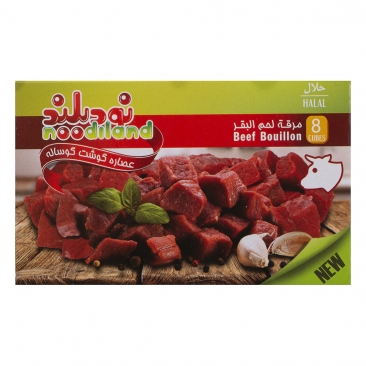 عصاره گوشت گوساله 8 عددی نودیلند