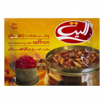 چاشنی خورشت با زعفران 15 گرمی الیت