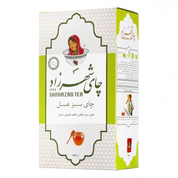 چای سبز با طعم عسل 200 گرمی شهرزاد
