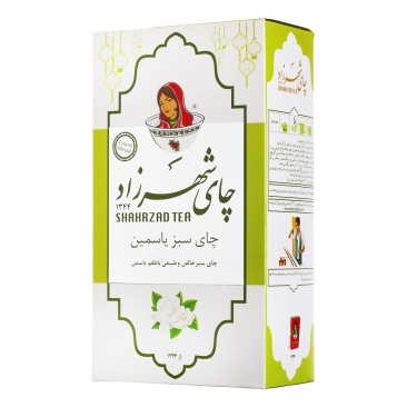 چای سبز با طعم یاسمن 200 گرمی شهرزاد