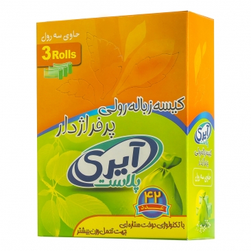 کیسه زباله سه رول 42 عددی آیری پلاست
