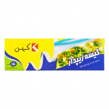 کیسه زیپدار سایز 20*18 کهن