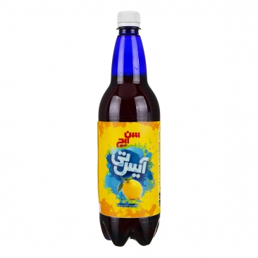 نوشیدنی چای سرد گازدار لیمو 1 لیتری سن‌ایچ