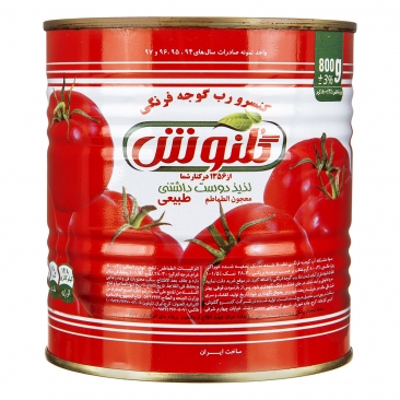 رب گوجه فرنگی 800 گرمی گلنوش