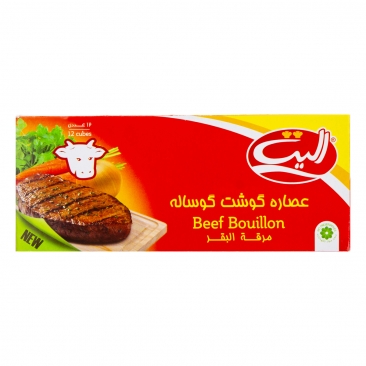 عصاره گوشت گوساله 12 عددی 10 گرمی الیت 