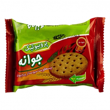 بیسکویت سبوسدار پروبیوتیک 37 گرمی مینو