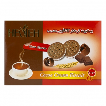 بیسکویت کرم دار کاکائویی مینو