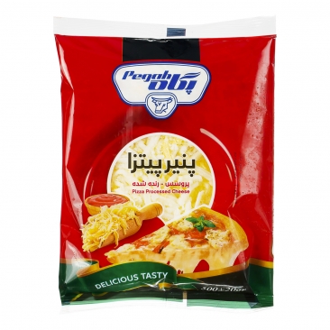 پنیر پیتزا پروسس رنده شده 500 گرمی پگاه