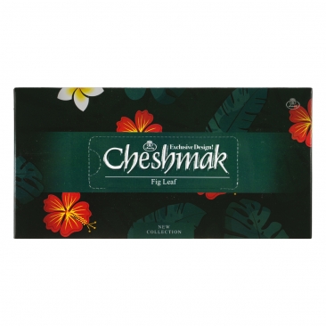 دستمال کاغذی طرح برگ انجیر دو لایه 150 برگ چشمک