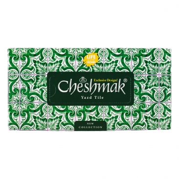 دستمال کاغذی طرح کاشی دو لایه 150 برگ چشمک