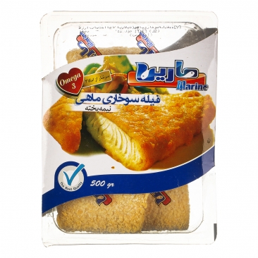 فیله سوخاری ماهی نیمه پخته 500 گرمی مارین